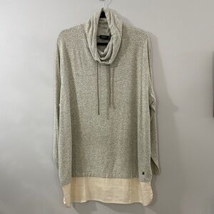 YESTA Gray Cowl Neck Sweater NWT